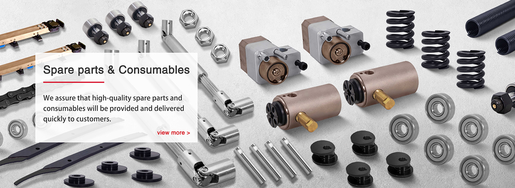 Spare parts & Consumables