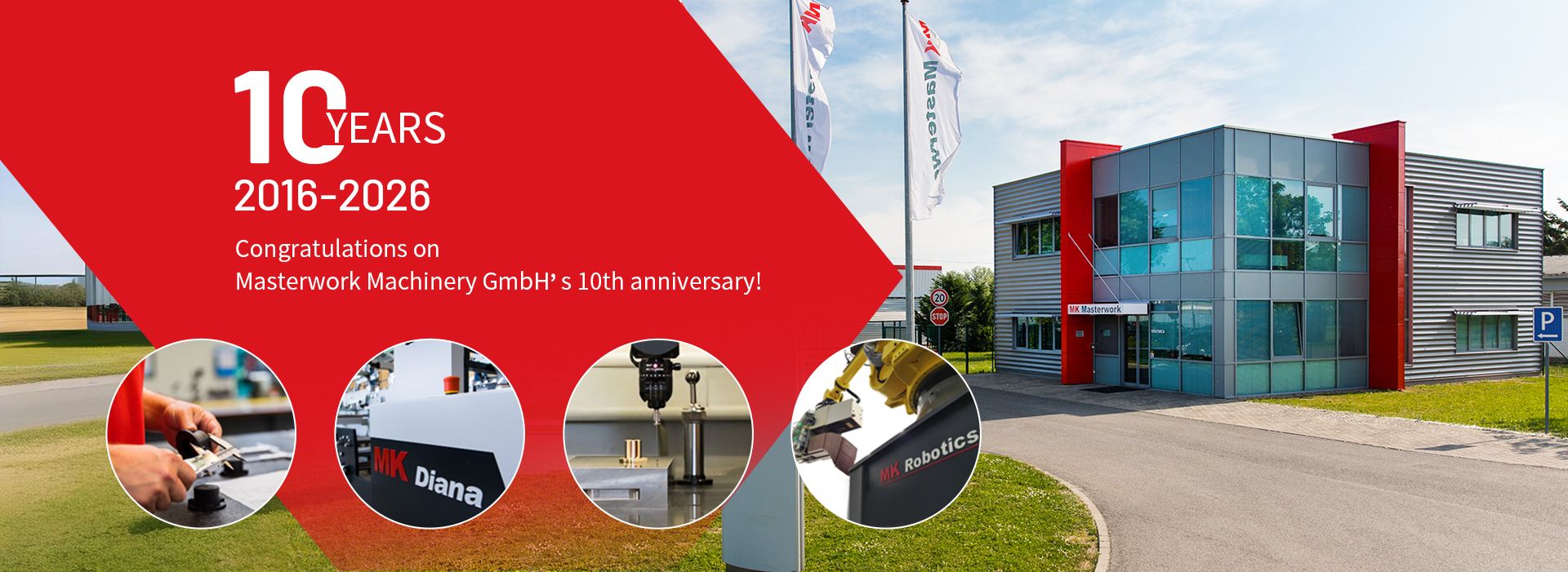 Congratulations on Masterwork Machinery GmbH\' s 10th anniversary!