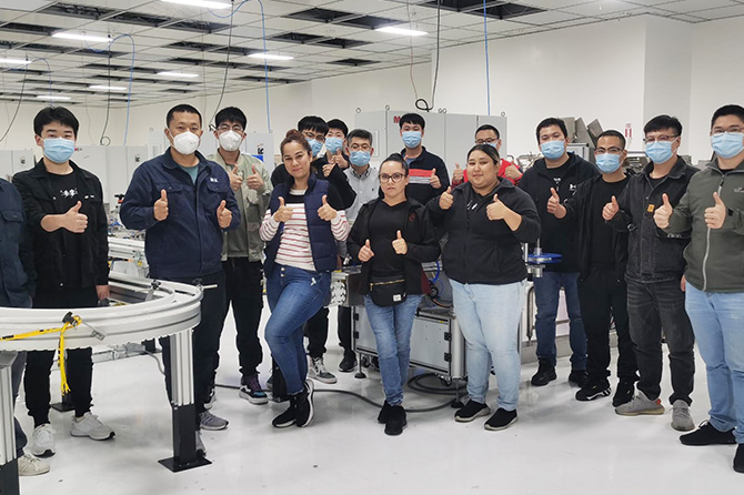 By 120% efficiency higher, the designed Capacity for full automatic packaging line of COVID-19 Antigen Rapid Test Kit provided by MK, is successfully reached in oversea plant.